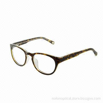Full Rim Acetate Round Optical Frame, Customized Logos Available, OEM and ODM Orders Welcomed